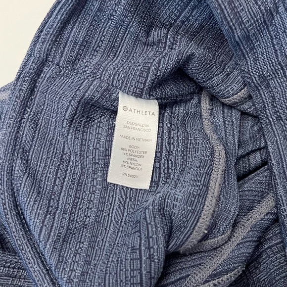 Athleta High Rise Jacquard Mesh Chat to Town Leggings - Picture 5 of 5